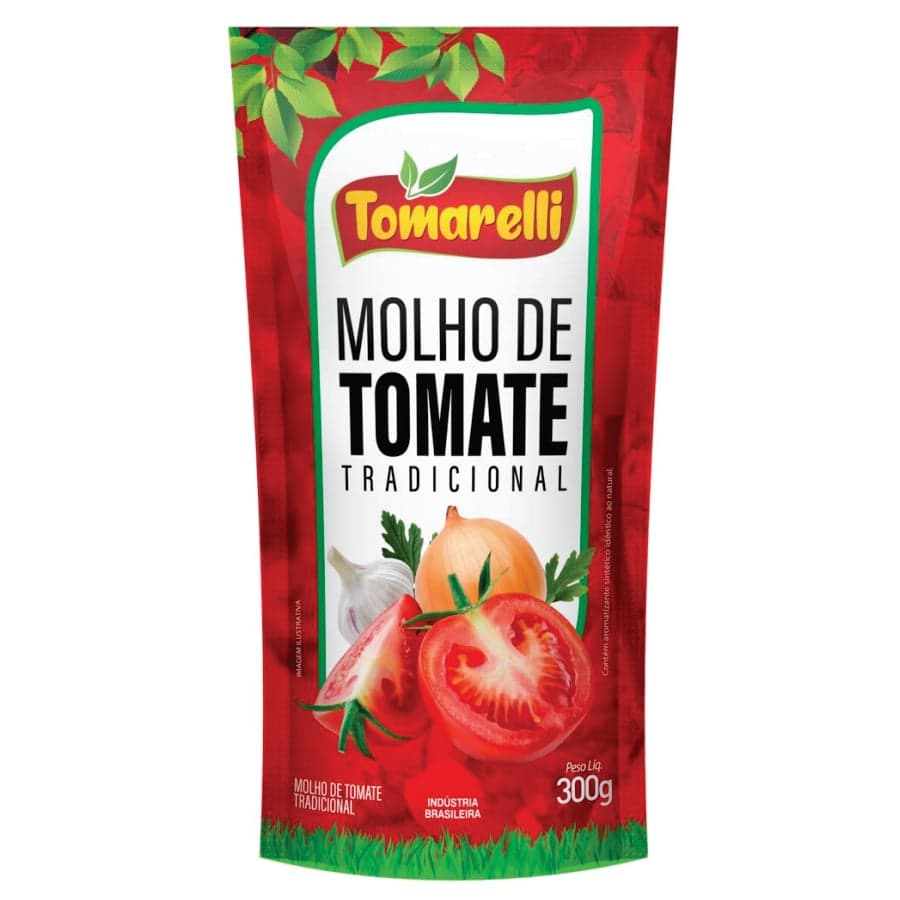 MOLHO DE TOMATE TOMARELLI TRAD SACHET 300G