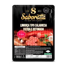 LINGUICA TIPO CALABRESA DEFUMADA SABORATTA 2,5KG