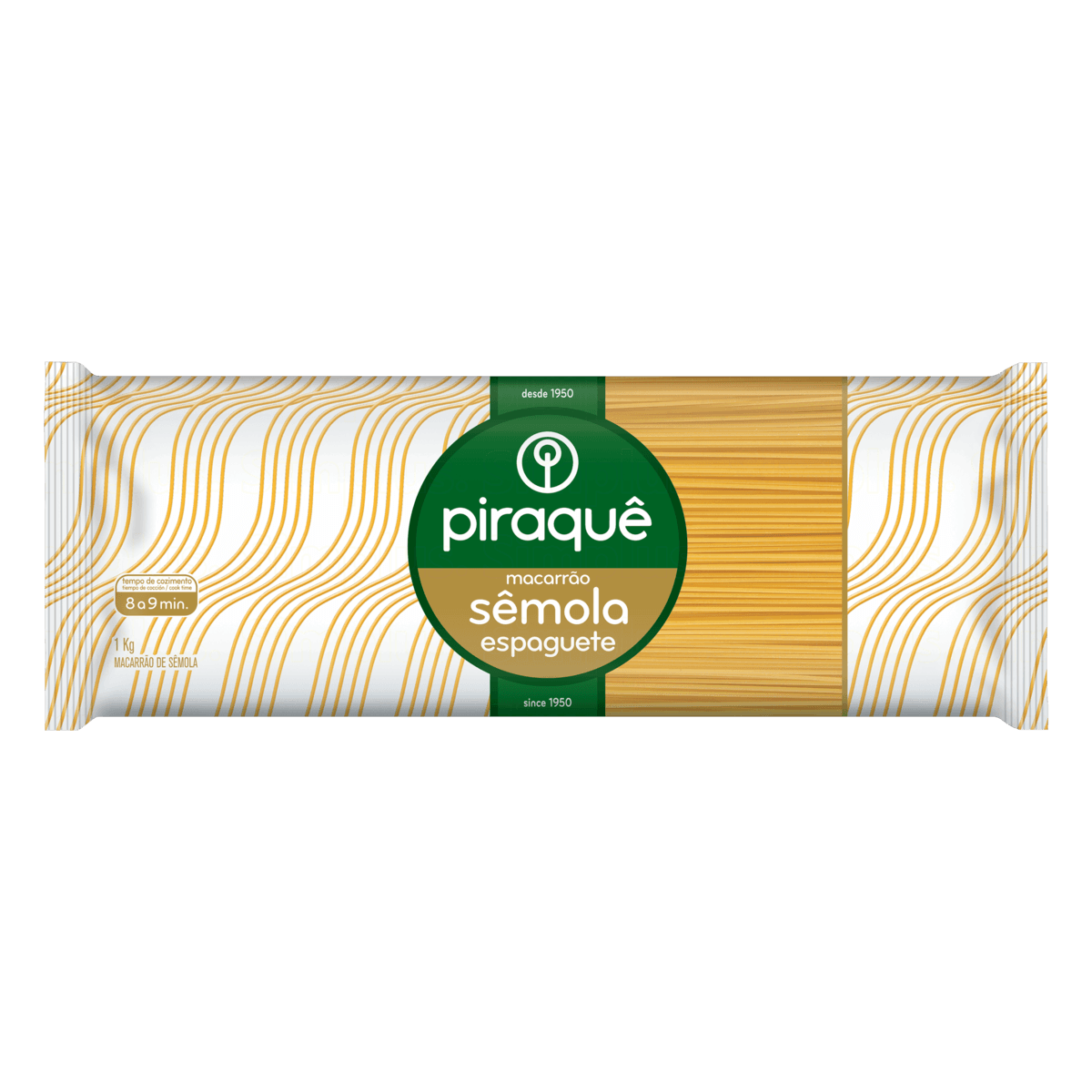 MACARRÃO DE SÊMOLA ESPAGUETE PIRAQUÊ  750G
