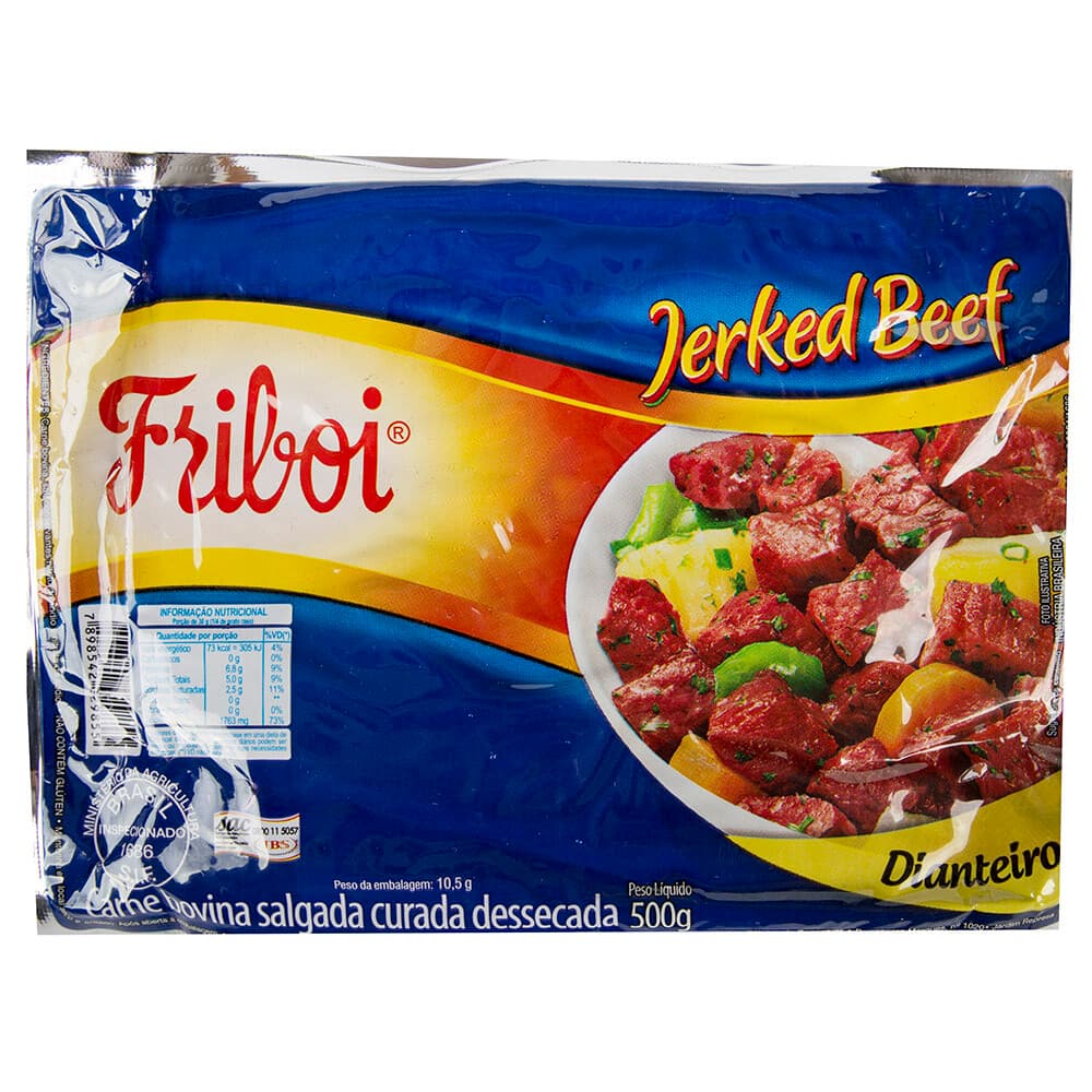 JERKED BEEF FRIBOI DIANTEIRO 500g