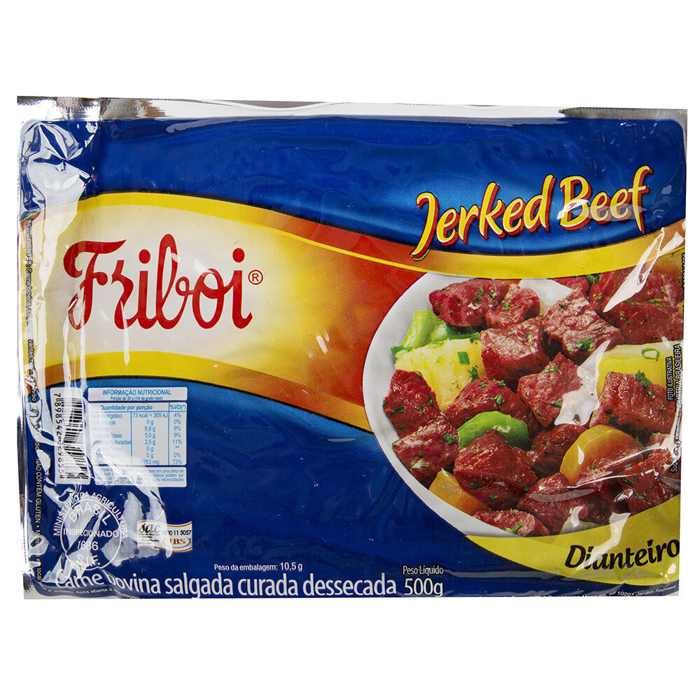 JERKED BEEF FRIBOI DIANTEIRO 500g