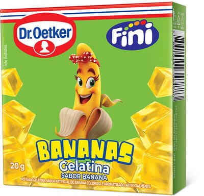 Gelatina fini bananas Dr. Oetker