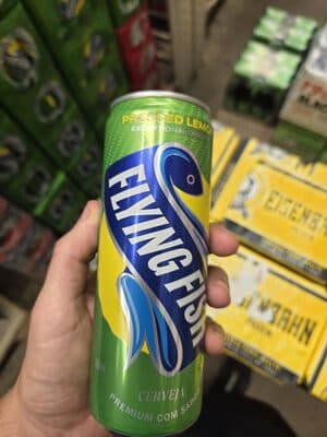 Pressed lemon beer