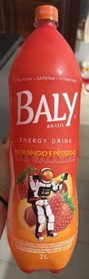 Energético morango e pêssego