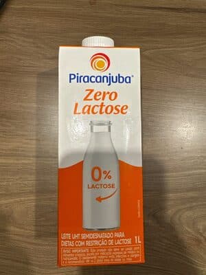 Leite Longa Vida Semidesnatado Zero Lactose Piracanjuba