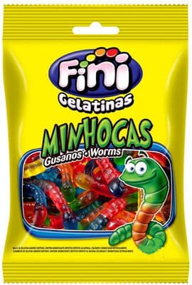 Bala Minhoca De Brilho Fini Pacote