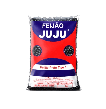 FEIJÃO PRETO JUJU TIPO 1 1KG